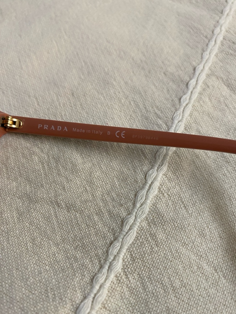 Prada SPR02X Black Pink Round Sunglasses Mirrored Lens - Picture 3 of 10